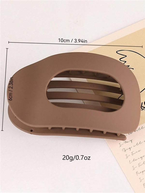 Versatile 4-Piece Solid Color Hair Clip Set - Perfect for School, Casual Styles, and Thick Hair!