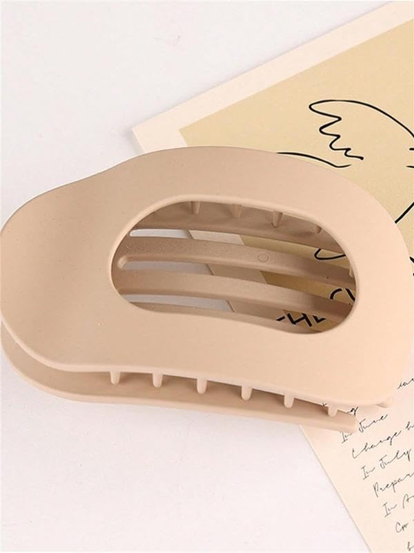 Versatile 4-Piece Solid Color Hair Clip Set - Perfect for School, Casual Styles, and Thick Hair!