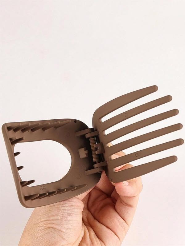 Versatile 4-Piece Solid Color Hair Clip Set - Perfect for School, Casual Styles, and Thick Hair!