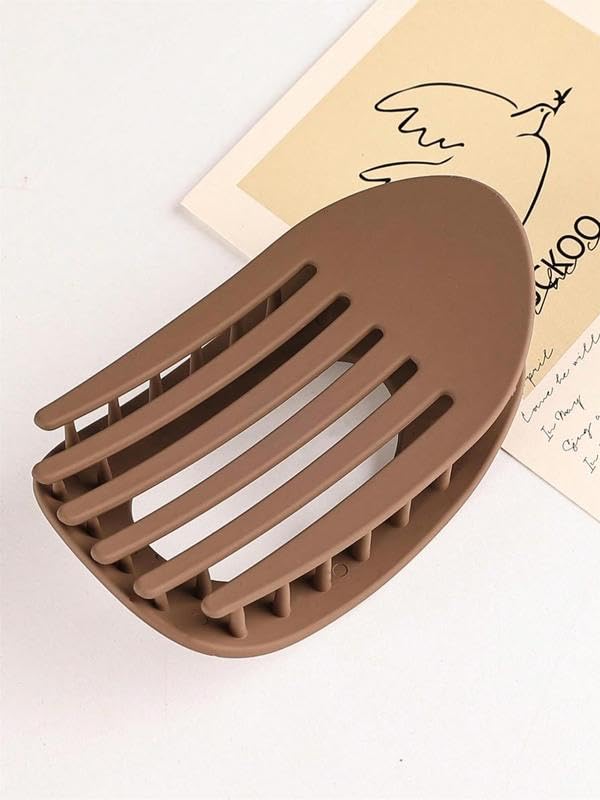 Versatile 4-Piece Solid Color Hair Clip Set - Perfect for School, Casual Styles, and Thick Hair!
